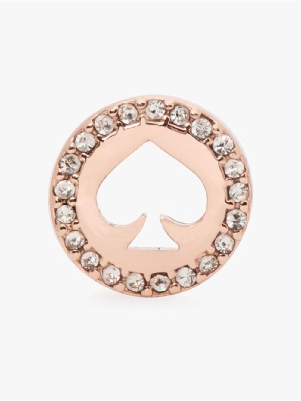 Spot the Spade Pave Halo Spade Studs - Picture 4 of 4